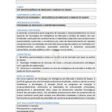 Projeto de extensão I – Inteligência de mercado e análise de dados