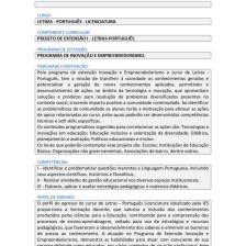 Projeto de extensão I Letras