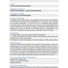 PROJETO DE EXTENSÃO I - COMPUTAÇÃO EM NUVEM