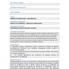 Projeto de Extensão II - Ciência da Computação