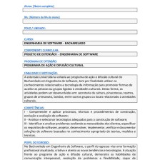 PROJETO DE EXTENSÃO I - ENGENHARIA DE SOFTWARE