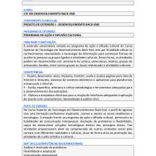 Projeto de extensão I Desenvolvimento back-end