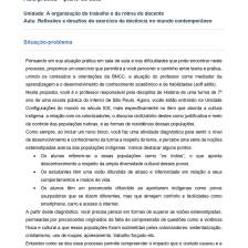 Aula prática – plano de aula - Práticas Pedagógicas – Identidade Docente