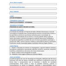 Projeto de Extensão II – Fotografia