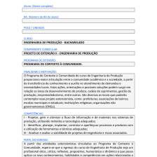 Projeto de Extensão II - Engenharia de Produção