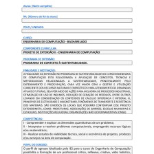 Projeto de Extensão II – Engenharia da Computação