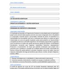 Projeto de Extensão III - Gestão Hospitalar