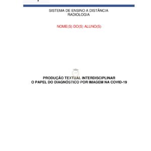 Portfólio O papel do diagnóstico por imagem na COVID-19