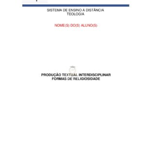 Portfólio Formas de religiosidade