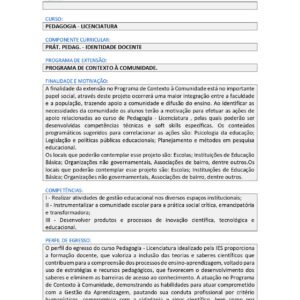 Práticas pedagógicas: Identidade docente